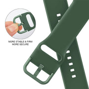 For Apple Watch Ultra 49mm Pin Buckle Silicone Watch Band(Clover)