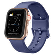 For Apple Watch SE 2022 40mm Pin Buckle Silicone Watch Band(Violet Gray) - free shipping - PMC TechLife - Order now!