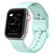 For Apple Watch Series 7 41mm Pin Buckle Silicone Watch Band(Mint Green) - free shipping - PMC TechLife - Order now!