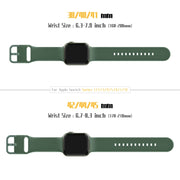 For Apple Watch 38mm Pin Buckle Silicone Watch Band(Clover)