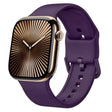 For Apple Watch Series 10 46mm Pin Buckle Silicone Watch Band(Dark Purple) - free shipping - PMC TechLife - Order now!