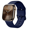 For Apple Watch Series 10 46mm Pin Buckle Silicone Watch Band(Midnight Blue) - free shipping - PMC TechLife - Order now!