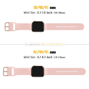 For Apple Watch Series 10 42mm Pin Buckle Silicone Watch Band(Pink)