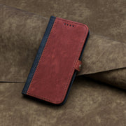 For Huawei Pura 70 Pro / Pura 70 Pro+ Side Buckle Double Fold Hand Strap Leather Phone Case(Red)