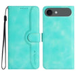 For iPhone 17 Air Heart Pattern Skin Feel Leather Phone Case(Light Blue) - free shipping - PMc TechLife - Order now!