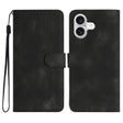 For iPhone 17 Heart Pattern Skin Feel Leather Phone Case(Black) - free shipping - PMc TechLife - Order now!