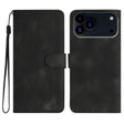 For iPhone 17 Pro Max Heart Pattern Skin Feel Leather Phone Case(Black) - free shipping - PMc TechLife - Order now!