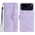 For iPhone 17 Pro Heart Pattern Skin Feel Leather Phone Case(Purple) - free shipping - PMc TechLife - Order now!