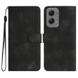 For Motorola Moto G Stylus 5G 2024 Heart Pattern Skin Feel Leather Phone Case(Black) - Motorola Cases by PMC Jewellery | Online Shopping South Africa | PMC Jewellery | Buy Now Pay Later Mobicred