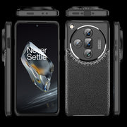 For OPPO Find X7 Ultra Litchi Texture Shockproof TPU Phone Case(Black)