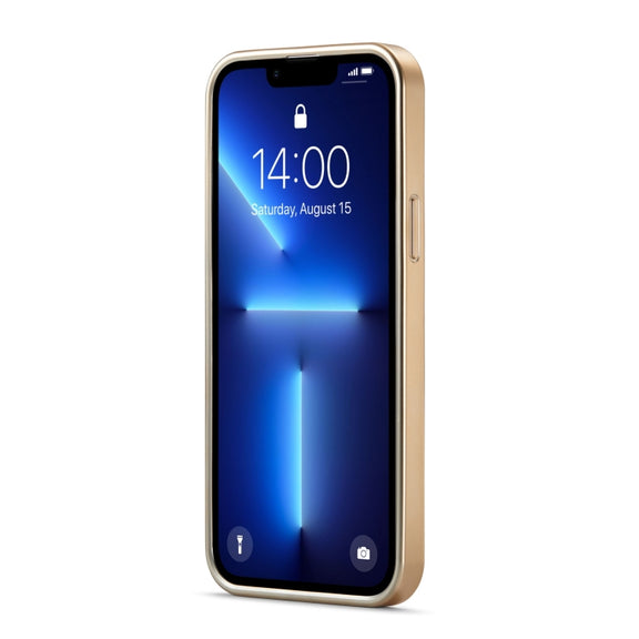 For iPhone 15 Pro Max Fierre Shann Snake Texture Electroplating PU Phone Case(Black)
