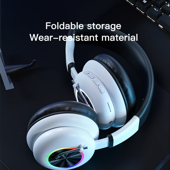 T&G KE-29 Foldable Wireless Headset with Microphone(Pink)