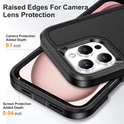 For iPhone 16 Pro Max Life Water-resistant Rugged Phone Case(Black)