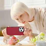 For iPhone 16 Pro Max Life Water-resistant Rugged Phone Case(Red + Black)