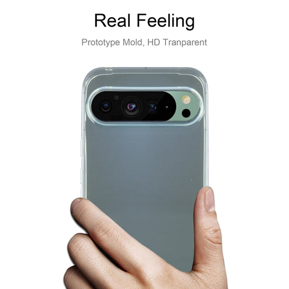 For Google Pixel 9 Ultra-thin Transparent TPU Phone Case