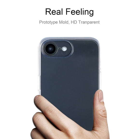For iPhone SE 4 2024 Ultra-thin Transparent TPU Phone Case