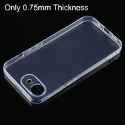 For iPhone SE 4 2024 Ultra-thin Transparent TPU Phone Case