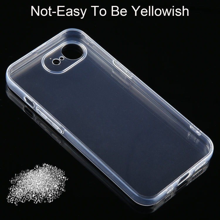 For iPhone SE 4 2024 Ultra-thin Transparent TPU Phone Case