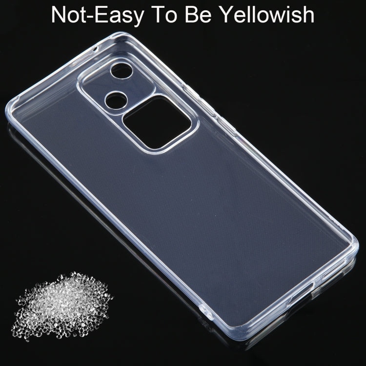 For vivo S18 Ultra-thin Transparent TPU Phone Case