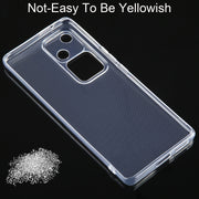 For vivo S18 Ultra-thin Transparent TPU Phone Case