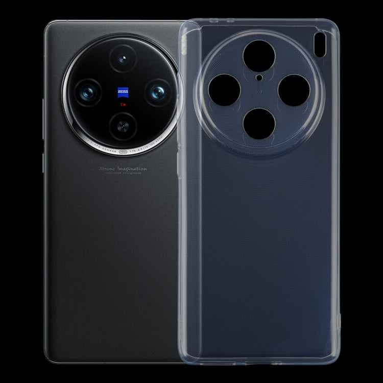 For vivo X100 Pro Ultra-thin Transparent TPU Phone Case
