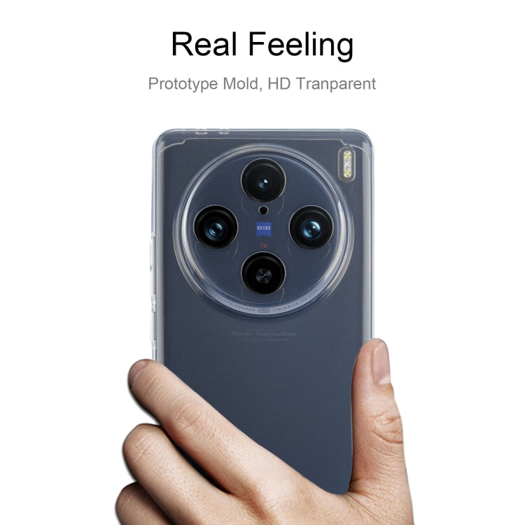 For vivo X100 Pro Ultra-thin Transparent TPU Phone Case