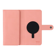 For iPhone 13 Pro Max ViLi GHB Series MagSafe Magnetic Zipper Leather Phone Case(Pink)