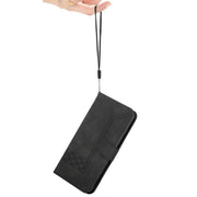 For iPhone 17 Air Cubic Skin Feel Flip Leather Phone Case(Black)