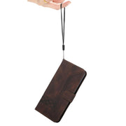 For iPhone 17 Air Cubic Skin Feel Flip Leather Phone Case(Brown)