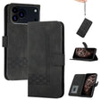 For iPhone 17 Pro Cubic Skin Feel Flip Leather Phone Case(Black) - free shipping - PMc TechLife - Order now!