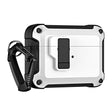 For AirPods Pro 2 TPU + PC Wireless Bluetooth Earphone Protective Case with Switch Lock & Hook(White) - For AirPods Pro 2 by PMC Jewellery | Online Shopping South Africa | PMC Jewellery | Buy Now Pay Later Mobicred