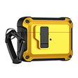 For AirPods Pro 2 TPU + PC Wireless Bluetooth Earphone Protective Case with Switch Lock & Hook(Yellow) - For AirPods Pro 2 by PMC Jewellery | Online Shopping South Africa | PMC Jewellery | Buy Now Pay Later Mobicred