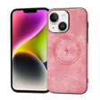 For iPhone 14 Side PU Hybrid TPU Magsafe Phone Case(Pink) - iPhone 14 Cases by PMC TechLife | Online Shopping South Africa | PMC TechLife | Buy Now Pay Later Mobicred