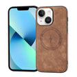 For iPhone 13 Side PU Hybrid TPU Magsafe Phone Case(Brown) - free shipping - PMC TechLife - Order now!