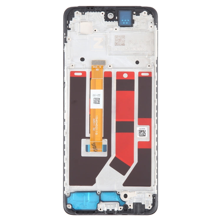 For OPPO A58 4G OEM LCD Screen Digitizer Full Assembly with Frame