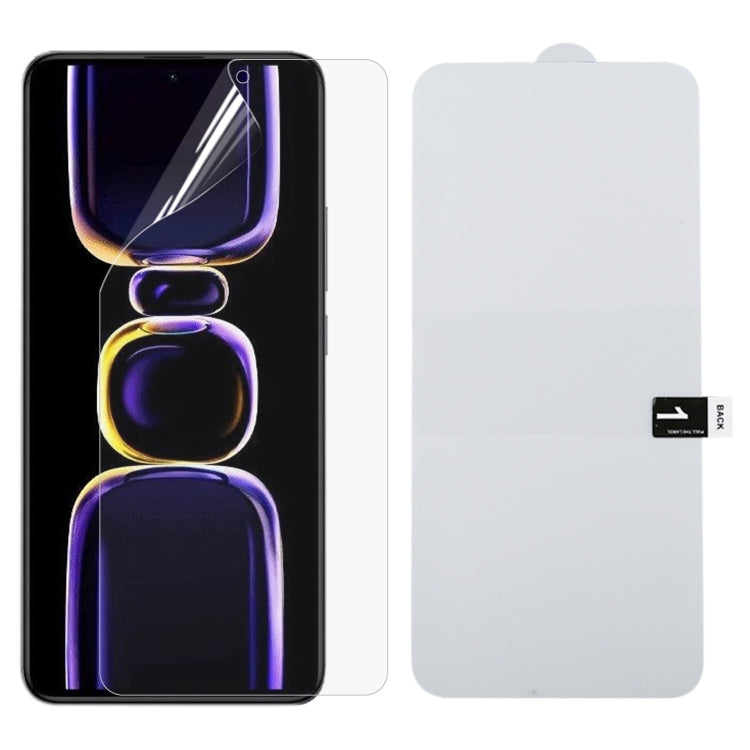For Xiaomi Redmi K70 / K70E Full Screen Protector Explosion-proof Hydrogel Film