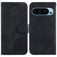 For Google Pixel 9 Pro Little Tiger Embossed Leather Phone Case(Black) - Google Cases by PMC TechLife | Online Shopping South Africa | PMC TechLife | Buy Now Pay Later Mobicred