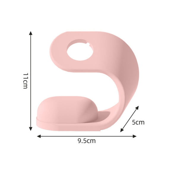 For Apple Watch Series Smart Watch U-shaped Silicone Charging Holder(Colorful)