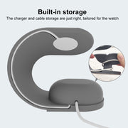 For Apple Watch Series Smart Watch U-shaped Silicone Charging Holder(Colorful)