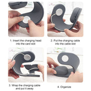 For Apple Watch Series Smart Watch U-shaped Silicone Charging Holder(Colorful)