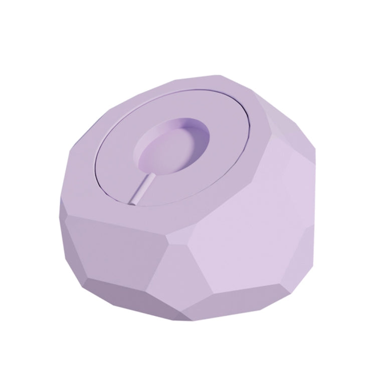 Diamond-shaped 2 in 1 Wireless Charging Silicone Base(Purple)