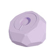 Diamond-shaped 2 in 1 Wireless Charging Silicone Base(Purple) - Charger / Holder by PMC TechLife | Online Shopping South Africa | PMC TechLife | Buy Now Pay Later Mobicred
