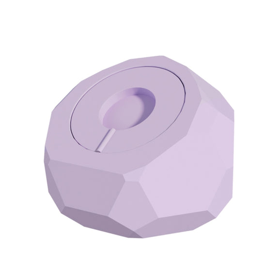 Diamond-shaped 2 in 1 Wireless Charging Silicone Base(Purple)