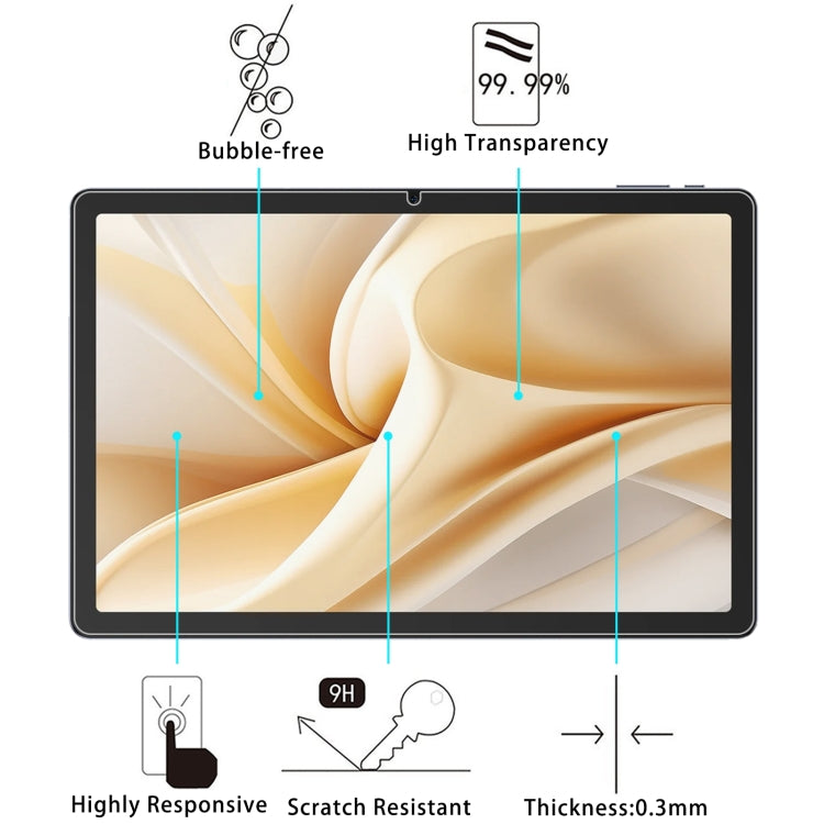 For Ulefone Tab A11 Pro 9H 0.3mm Explosion-proof Tempered Glass Film