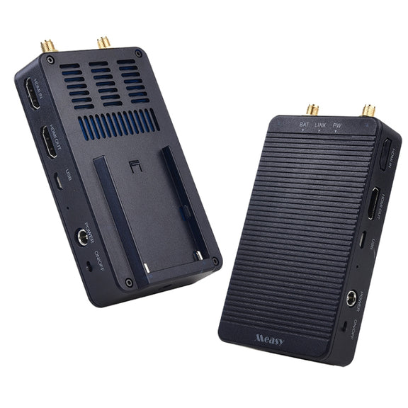 Measy T1 4K HDMI 2.0 Wireless Audio Video Transmitter Receiver Extender Transmission System, Transmission Distance: 200m, US Plug(Black)