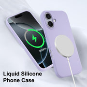 For iPhone 13 mini Liquid Silicone Full Coverage MagSafe Phone Case(Black)