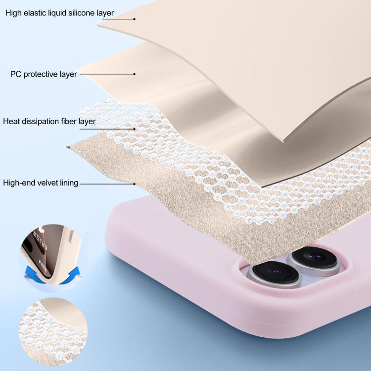 For iPhone 13 mini Liquid Silicone Full Coverage MagSafe Phone Case(White)