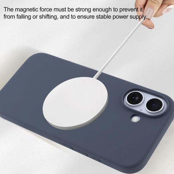 For iPhone 13 mini Liquid Silicone Full Coverage MagSafe Phone Case(Black)