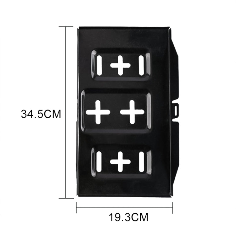 Car Universal Battery Bracket Adjustable Battery Fixed Holder + Base Tray, Size:34.5cm Base + 27cm Bracket