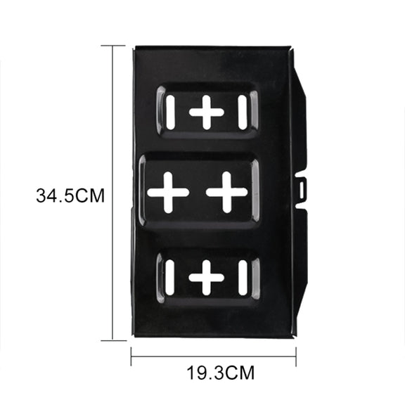 Car Universal Battery Bracket Adjustable Battery Fixed Holder + Base Tray, Size:34.5cm Base + 27cm Bracket